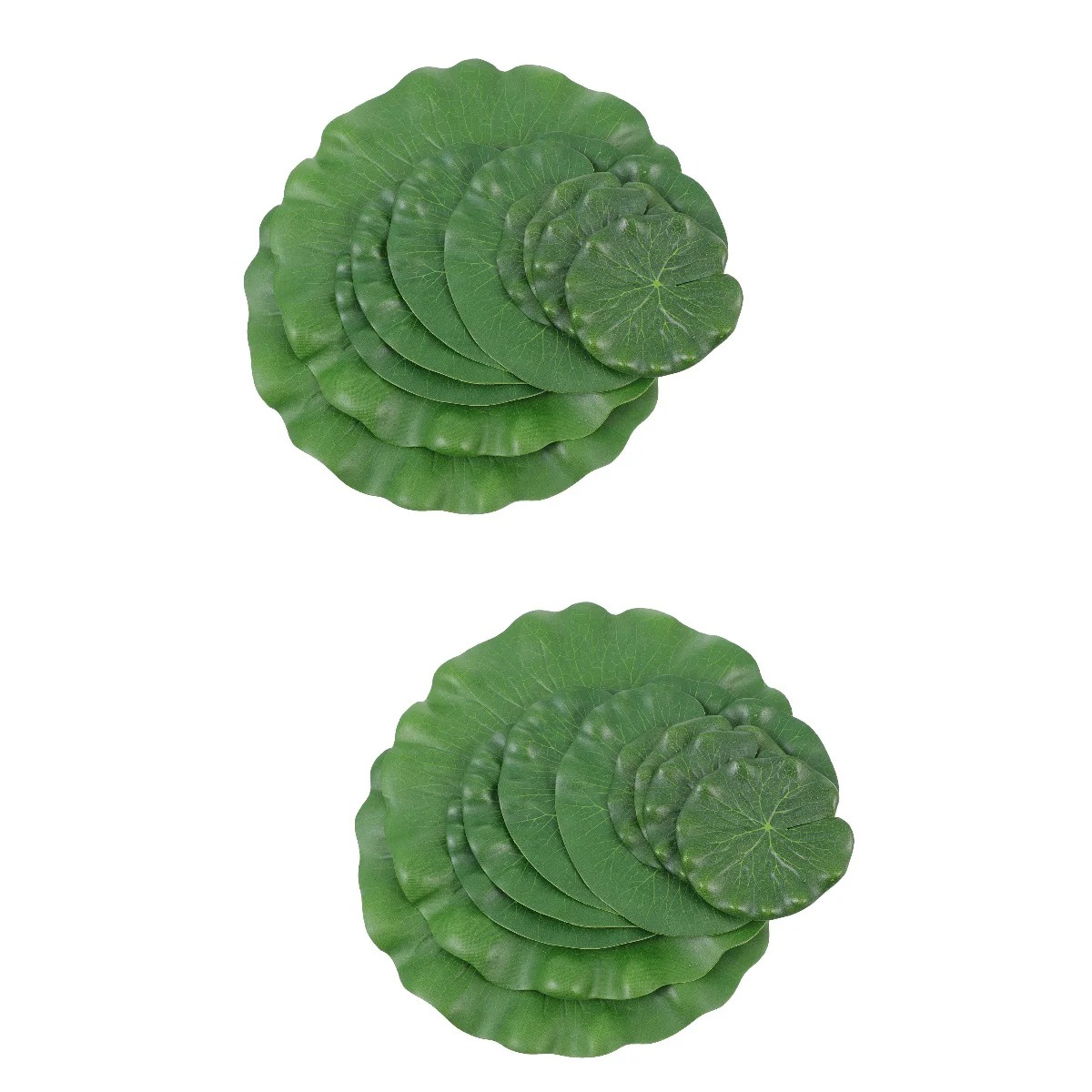 

Lotus Leaves Floating Leaf Lily Artificial Pond Pads Pool Paddecoration Water Green Aquarium Faux Flowerlilly Garden Fake