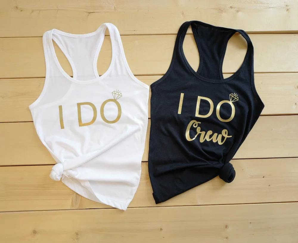 

Singlet Sleeveless I Do Tank I Do Crew Tank Women Fashion Vest Bachelorette Party Gifts Wedding Graphic Ring Tees Tops
