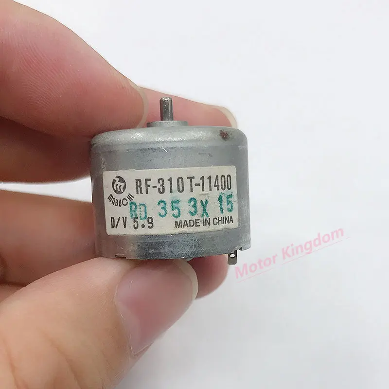 

Двигатель постоянного тока Mabuchi RF-310T-11400 DC 6300 в, об/мин, Низкошумный электродвигатель