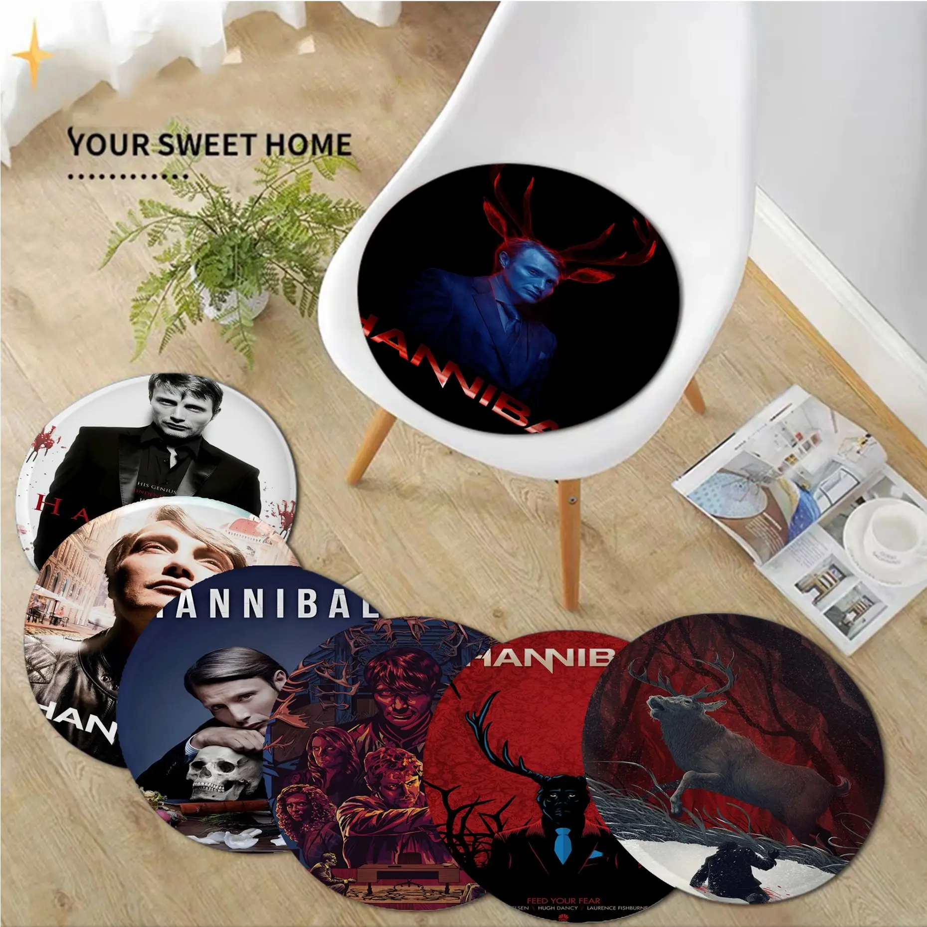 

Hannibal Creative Chair Mat Soft Pad Seat Cushion For Dining Patio Home Office Indoor Outdoor Garden Sofa Cushion