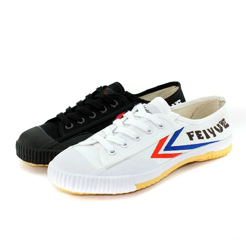 

New in Well Kung Fu Canvas Shoes Martial Arts Tai Chi Taekwondo Karate Footwear Sports Training Sneakers Black Shoes White