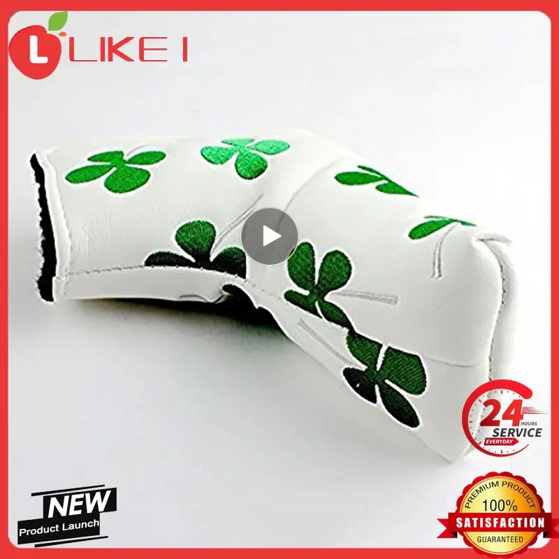 Head Protection Pu Straight Putter Head Covers Club-making Products Club Heads Golf Club Putter Cap Cover High