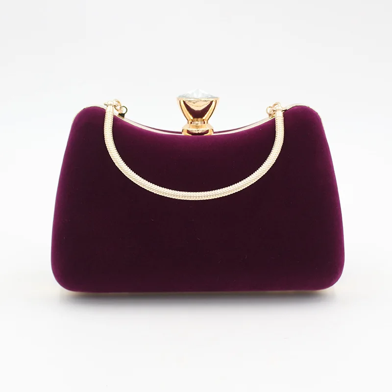 

Burgundy Clutch Bags For Women 2019 Vintage Top Handle Handbag Female Shoulder Bag Box Evening Clutch Ladies Hand Bags Purse