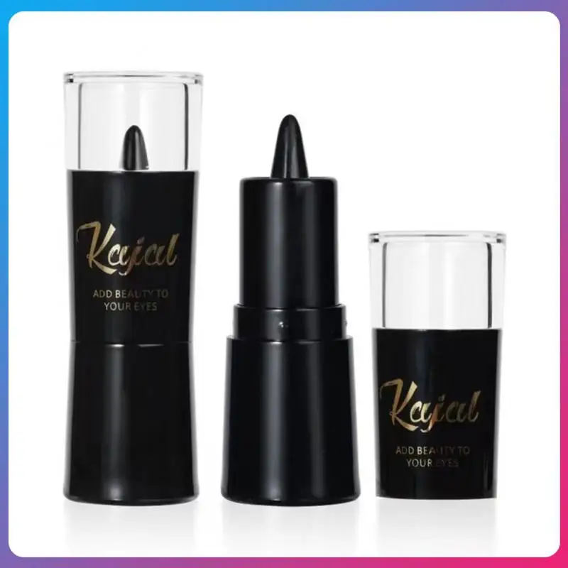 

1 шт. черная Водостойкая Подводка для глаз быстросохнущая натуральная черная однотонная насыщенная подводка для глаз карандаш стойкий макияж для глаз Косметика Макияж