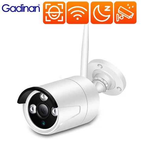 Камера видеонаблюдения Gadinan с функцией ночного видения и поддержкой Wi-Fi