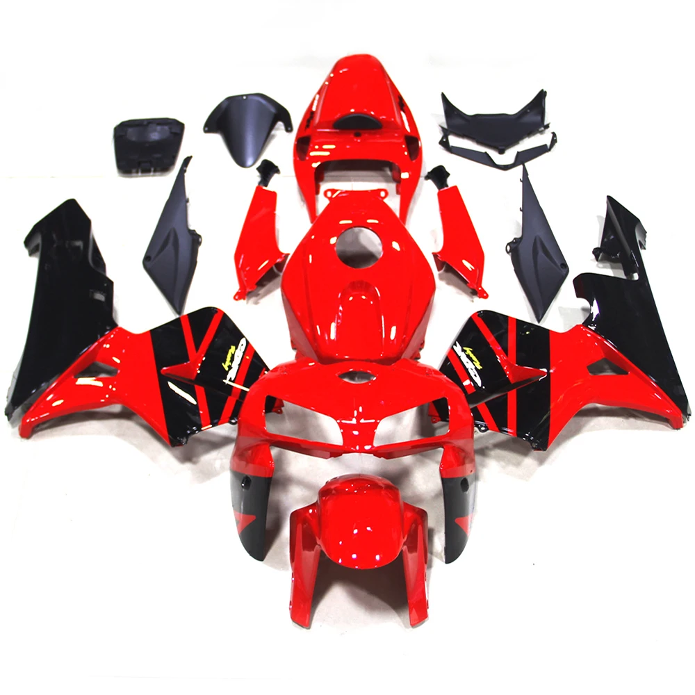 

Motorcycle Fairings Kit for HONDA CBR600RR F5 2005 2006 Bodywork Set CBR 600RR CBR600 RR 05 06 Injection Hot Red Black