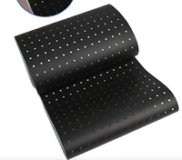 customized black pvc punching perforated suction conveyor belt assembly line