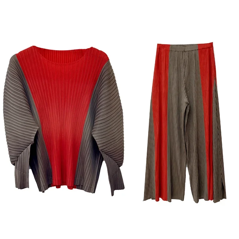 Плиссированные складки комплект из двух предметов новинка 2024 зарубежные