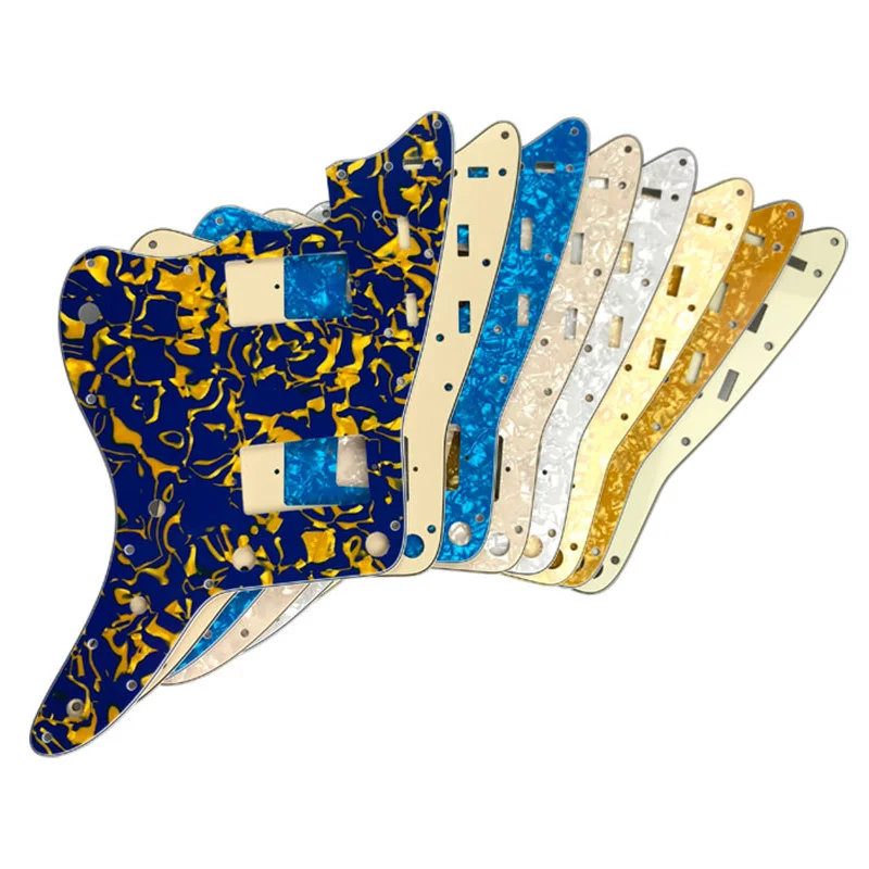 

Custom Guitar Parts For Left Handed USA\Mexico Fd Jazzmaster Style Guitar Pickguard With PAF Humbucker Scratch Plate Replacement