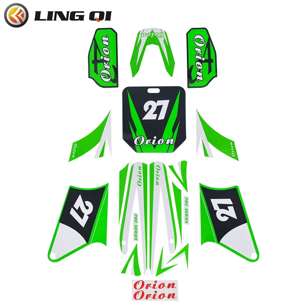 

LINGQI RACING комплект обтекателя мотоцикла, наклейки для APOLLO ORION 110CC 125CC 150CC, аксессуары для мотокросса, грязевого пит-байка