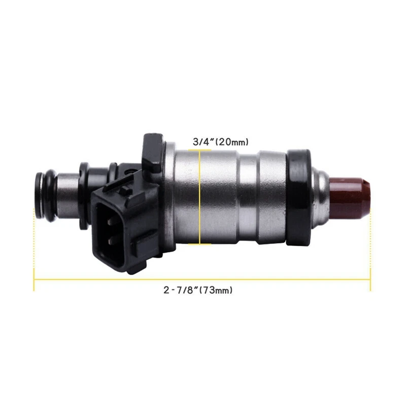 Автомобильный топливный инжектор 4X для Honda Accord Civic Odyssey Acura TL RL Integra 1998-2001 06164-P2J-000