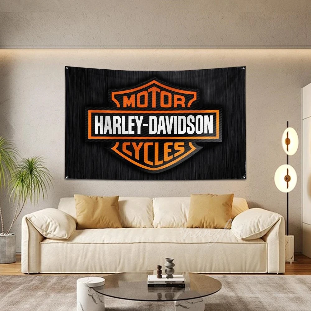 Декоративные настенные покрытия с логотипом мотоциклов, постеры для Harley Davidson Electra Glide Ultra Classic 1250 S PA 1250S (art.: 3920db06de652) - 3920db06de652