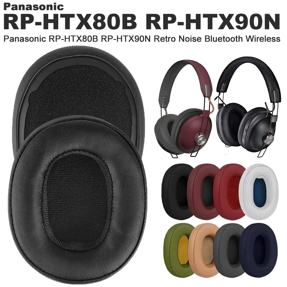 Фото Подушечки для наушников Panasonic RP-HTX80B RP-HTX90N Ретро шум Htx9 Htx7a Htx7 сменные подушечки для наушников сетчатая ткань чехлы для памяти губка №1