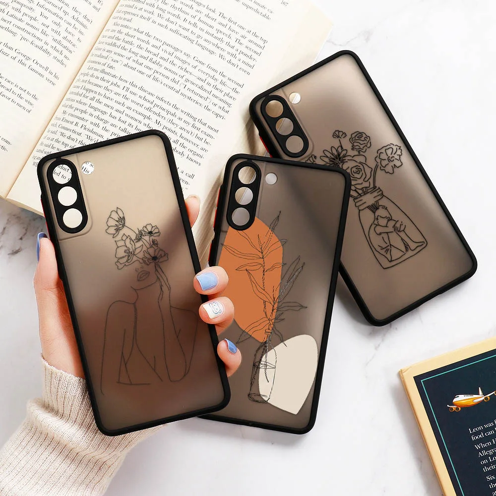 S22 Ultra Case for Samsung Galaxy A52S 5G A52 A51 A71 A12 Funda S21 FE A50 A32 A31 A30 A21S A21 A20s A11 A10s A72 S20 FE Covers 