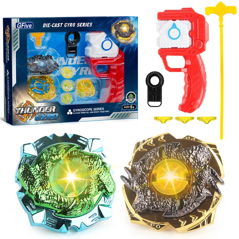 

Takara Tomy Beyblade GF Alloy Beyblade Toy Triceratops Jurassic Assembly Gyro Two-in-One Battle Set