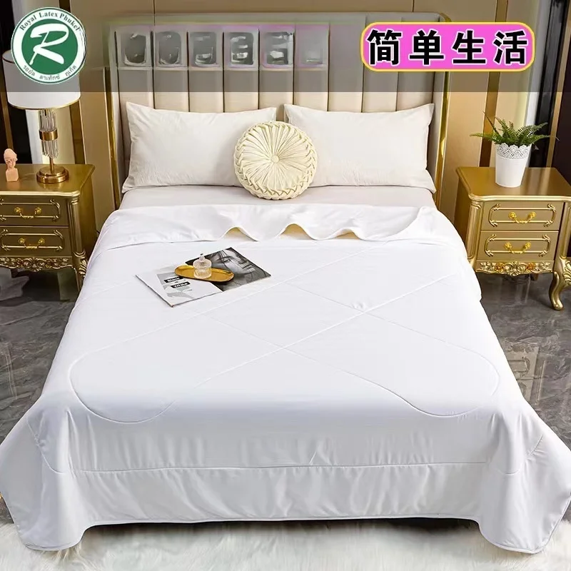 Таиландское королевское латексное одеяло из стираного хлопка летнее