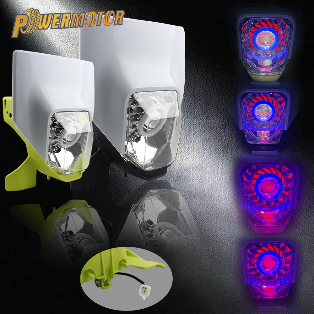 Светодиодные мотоциклетные фары в сборе для Husqvarna TE250I TE300I FE250 FE350 FC450 FS450 701 2018 до 2022