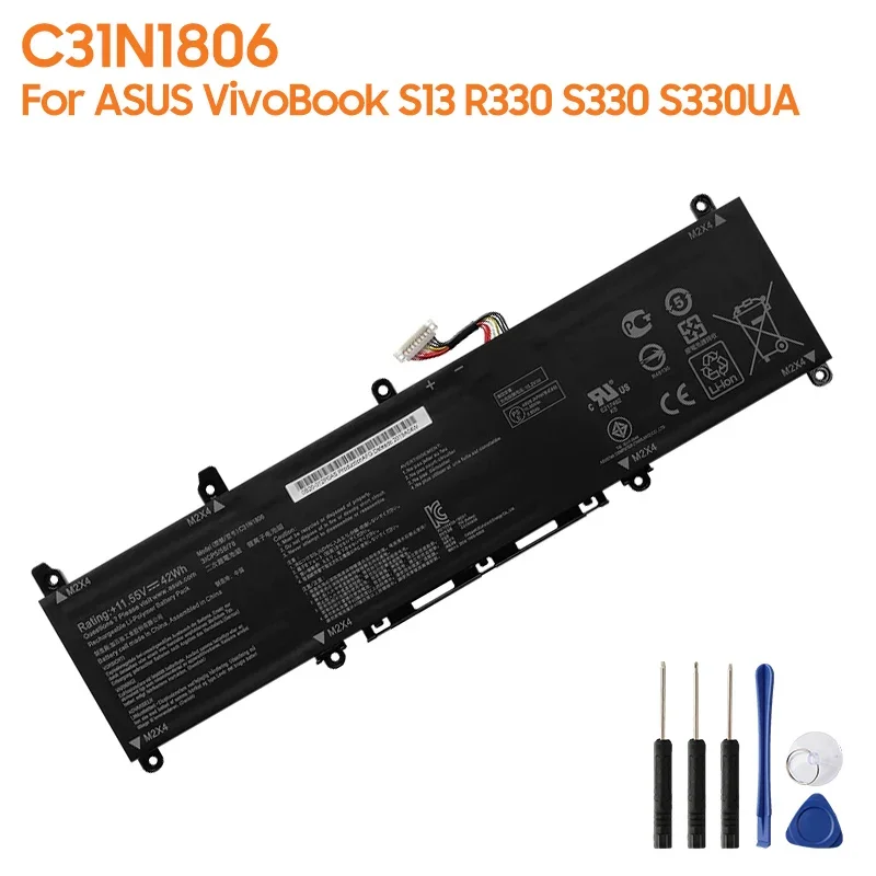 Сменная батарея C31N1806 для ASUS VivoBook S13 S330F S330UA S330FN S330FA X330FA X330FL X330UA K330 R330 ADOL K330FA