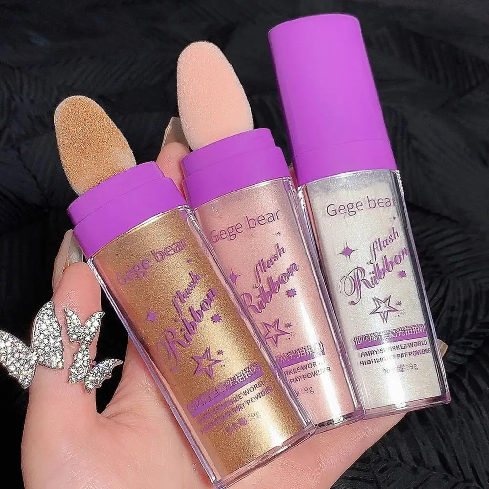 Сияющая пудра для ключиц потрясающая сияющая натуральная 3d хайлайтера лица тела