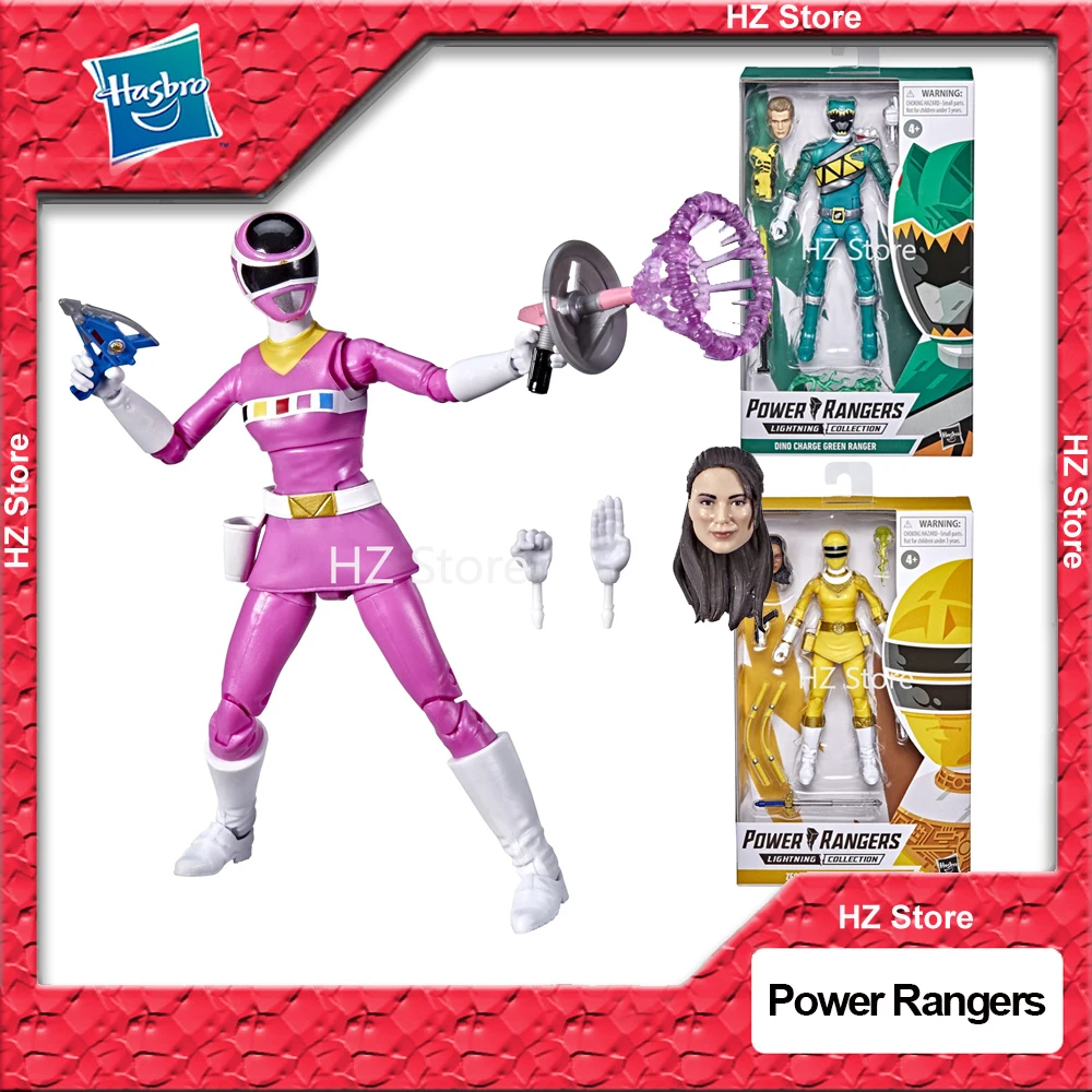 

Hasbro Power Rangers Lightning Collection Dino Charge Green Ranger 6-Inch Premium Collectible Action Figure Toy with Accessories