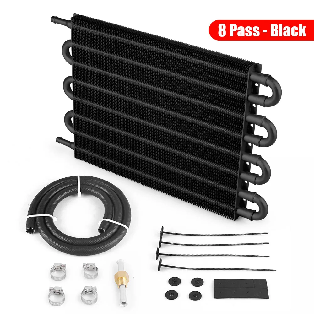 

4 ряда, 6 рядов, 8 рядов, Универсальный алюминиевый масляный радиатор с дистанционным управлением, автоматический ручной комплект преобразователей радиатора