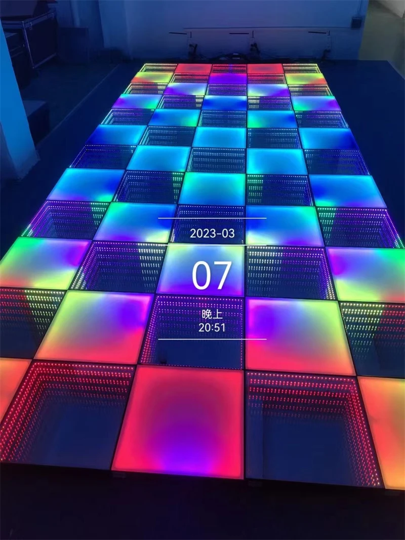 RGB зеркальный танцпол DDMSNSTAR 8 шт