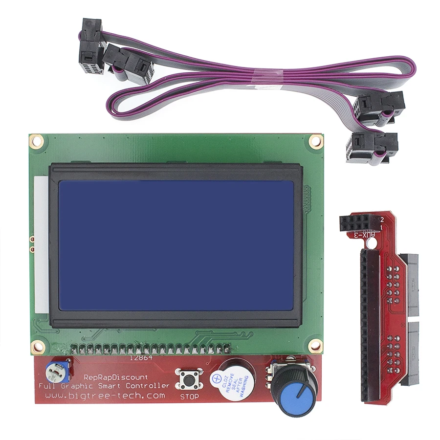 

12864 смарт-контроллер RAMPS 1.4 LCD 12864 панель управления ЖК-дисплеем синий экран для 3D принтера LCD12864