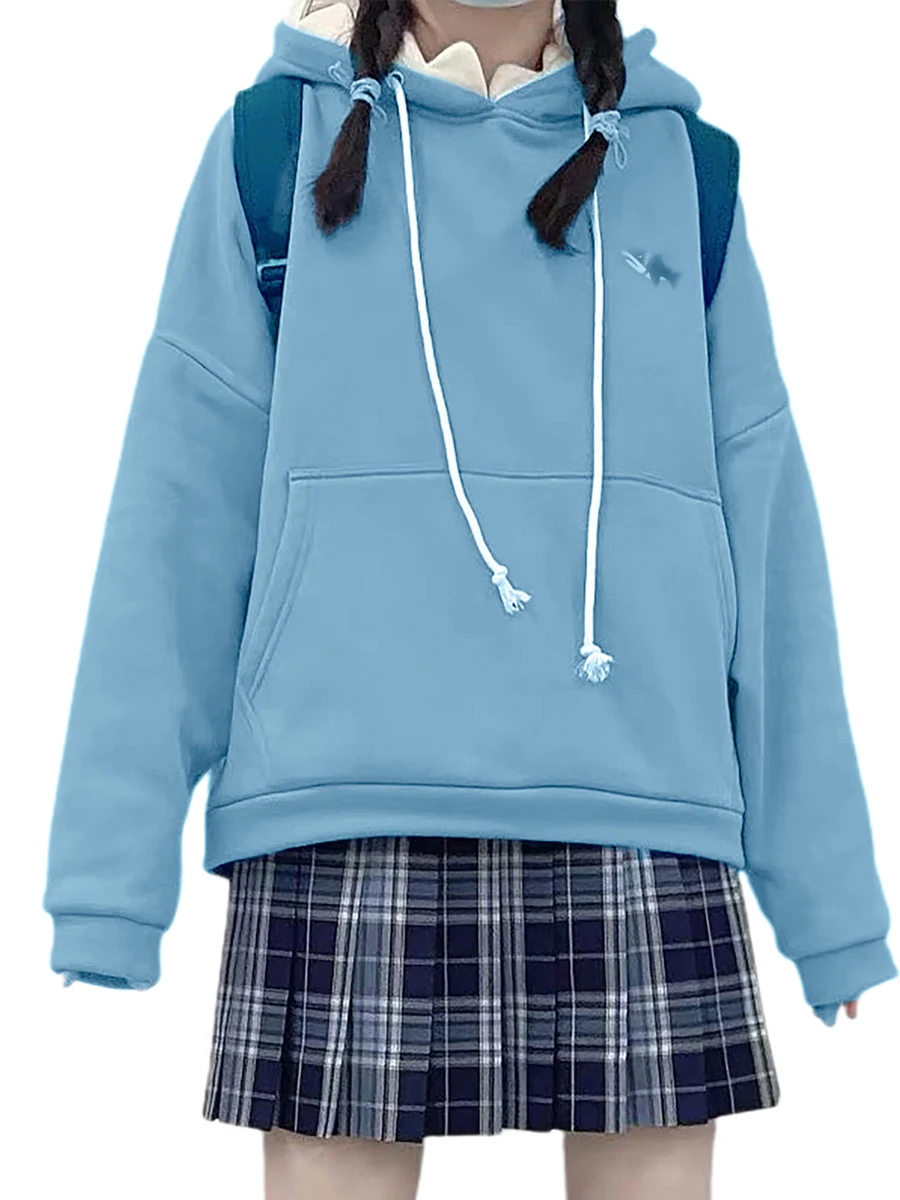 

Women Cute Hoodie Kawaii Animal Shape Long Sleeve Pullover Hooded Oversized Aesthetic Sweatshirt for Teen Girls