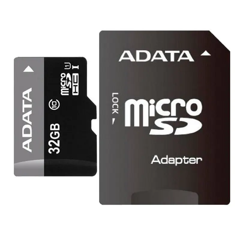 Карта памяти micro SDHC 32 GB A-DATA Premier 50 Мб/сек. (class 10) с адаптером AUSDH32GUICL10 - купить по