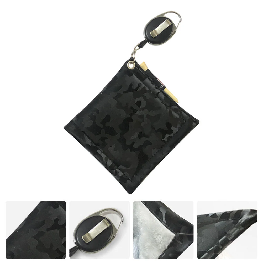 

Golf Cloth Golfing Cleaner Reusable Golfs Cleaning Portable Towel Easy Pull Tool Ball Microfiber