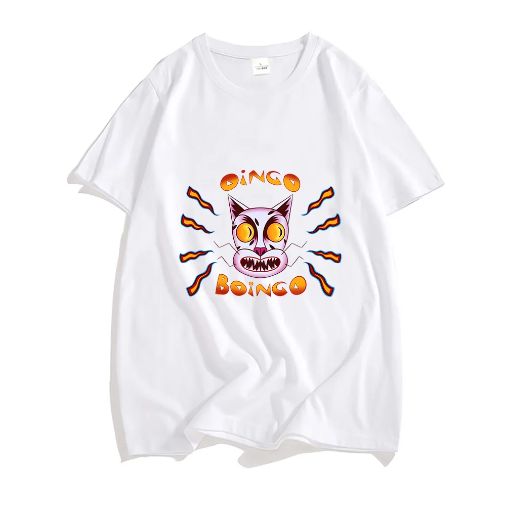 

Oingoo Boingoo Tshirt 100% Cotton Shirts Originality Cat Graphic T Shirt Men Summer Loose Clothes Cartoon Print Aesthetic Tees