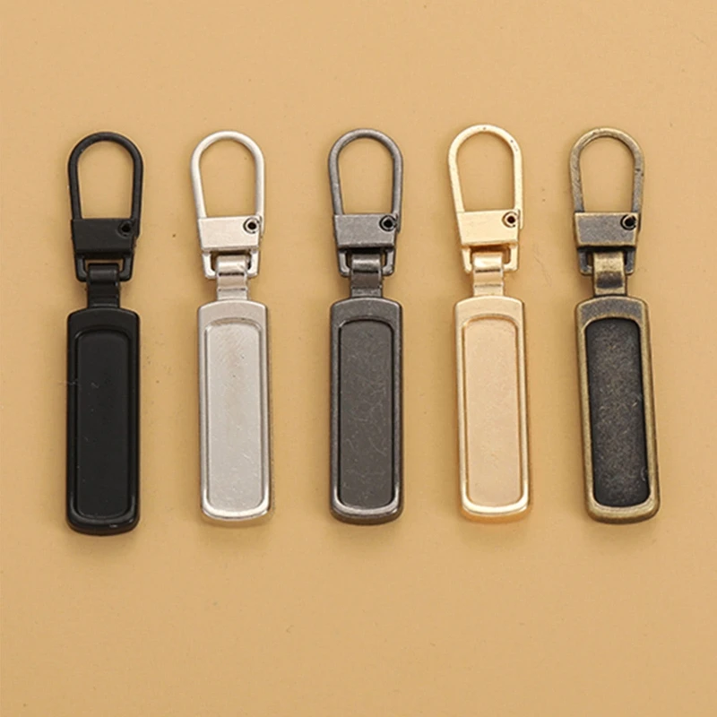 

63HC Metal Zipper Fixer Repair Replacement Pullers Detachable Zippers Sliders for Backpack Suitcase Jacket Bags Coat