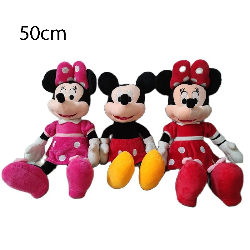 Hot 35cm/50cm Animal Mickey Mouse Plush Toy Cute Minnie Stuffed Doll Toys Birthday Christmas Gift Factory Price |