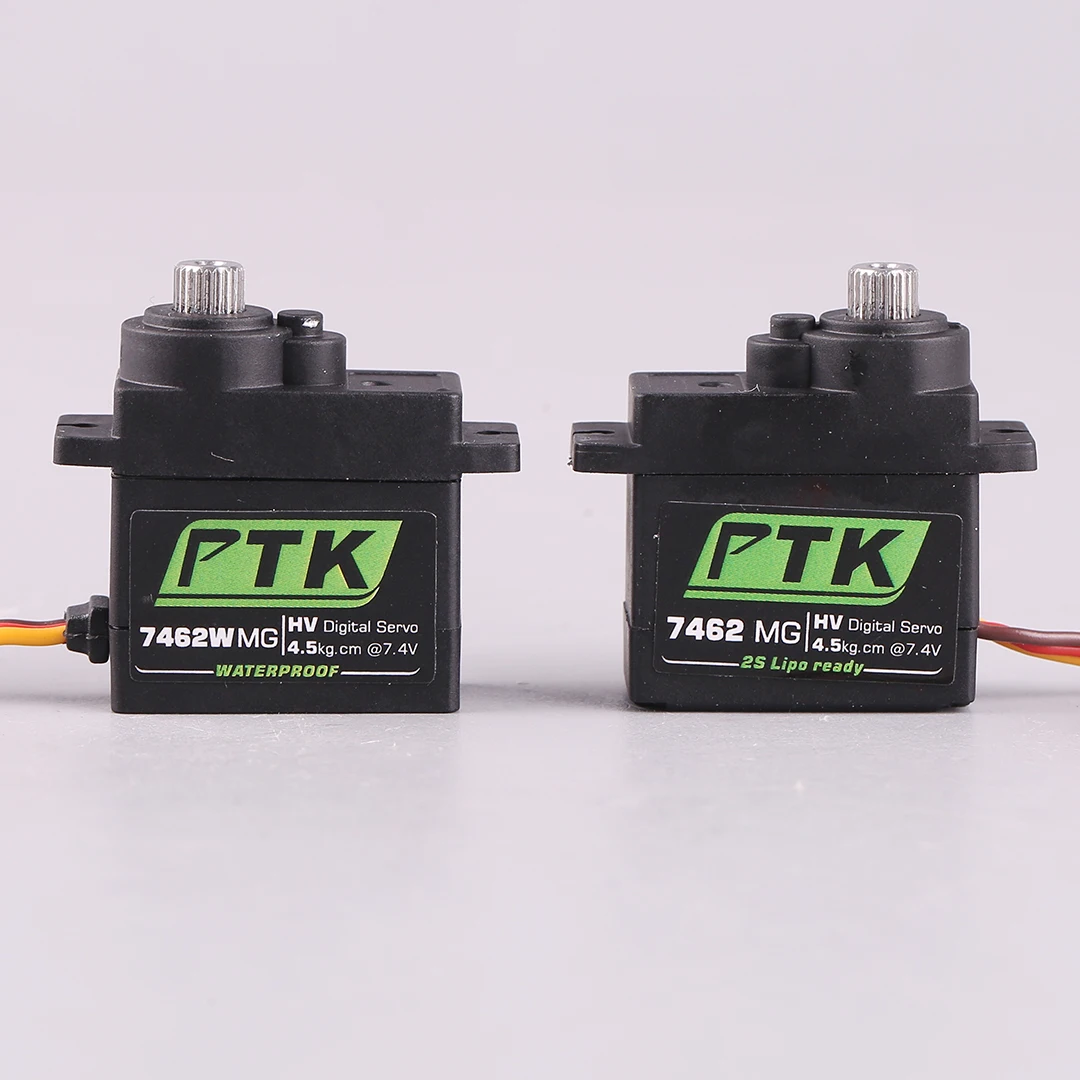 PTK 7462W MG 9g Микро водонепроницаемый сервопривод 5 кг Металлическая шестерня HV