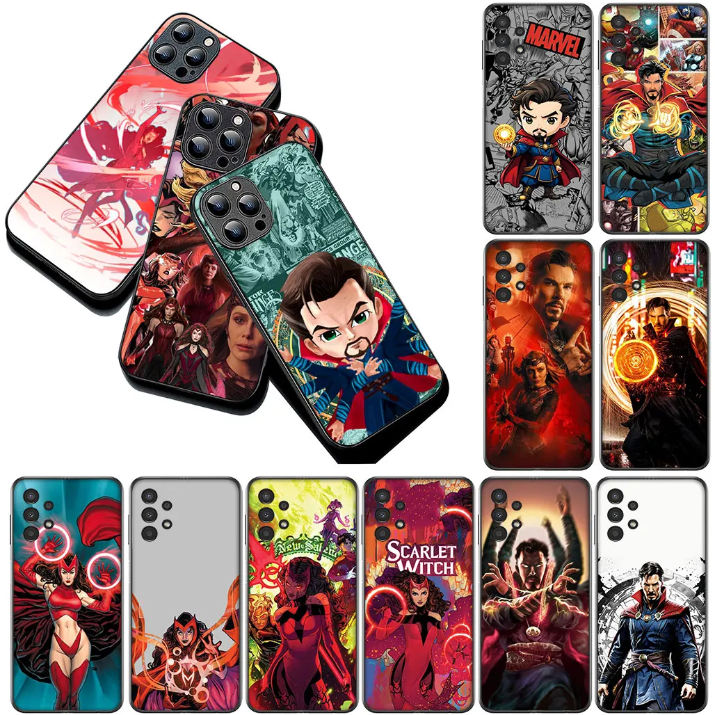 Чехол для телефона Doctor Strange Marvel Scarlet Witch Motorola Moto E14 E15 G04 G05 G14 G15 G55 G64 G75 G84 G85 G24 G35 G34