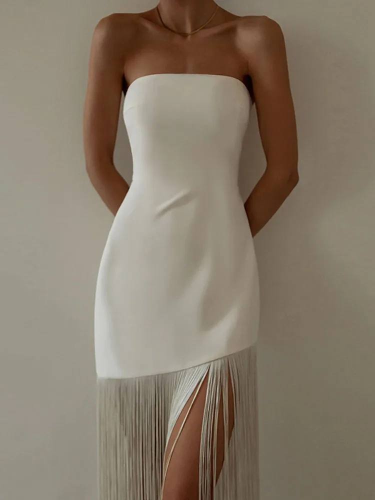 

Женское платье-футляр с бахромой, модное платье, женские облегающие платья для женщин, летние сексуальные праздничные женские платья с откр...