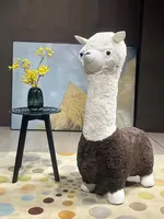 Fun alpaca plush sofa chair creative single chair