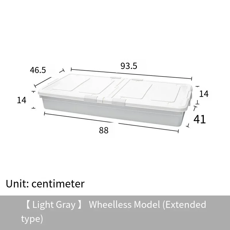 8-колесный ящик для хранения с крышкой нижний шкивов одеяло органайзер одежды