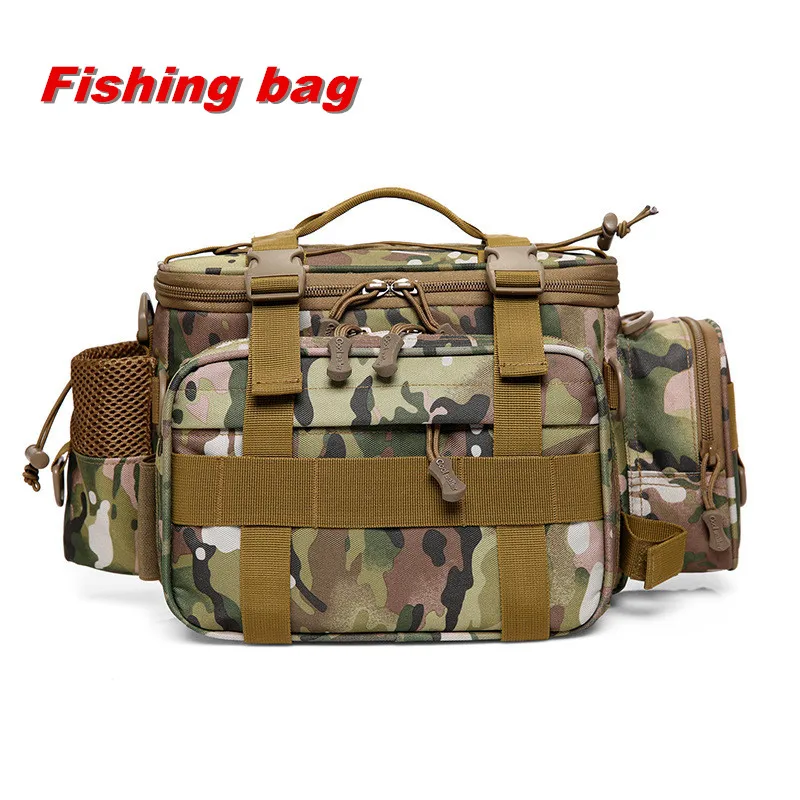 

Новый поясной кошелек Luya, мужской уличный дорожный рюкзак на одно плечо, камуфляжная тактическая сумка через плечо для рыбалки, новая спортивная сумка, Сумка для кемпинга