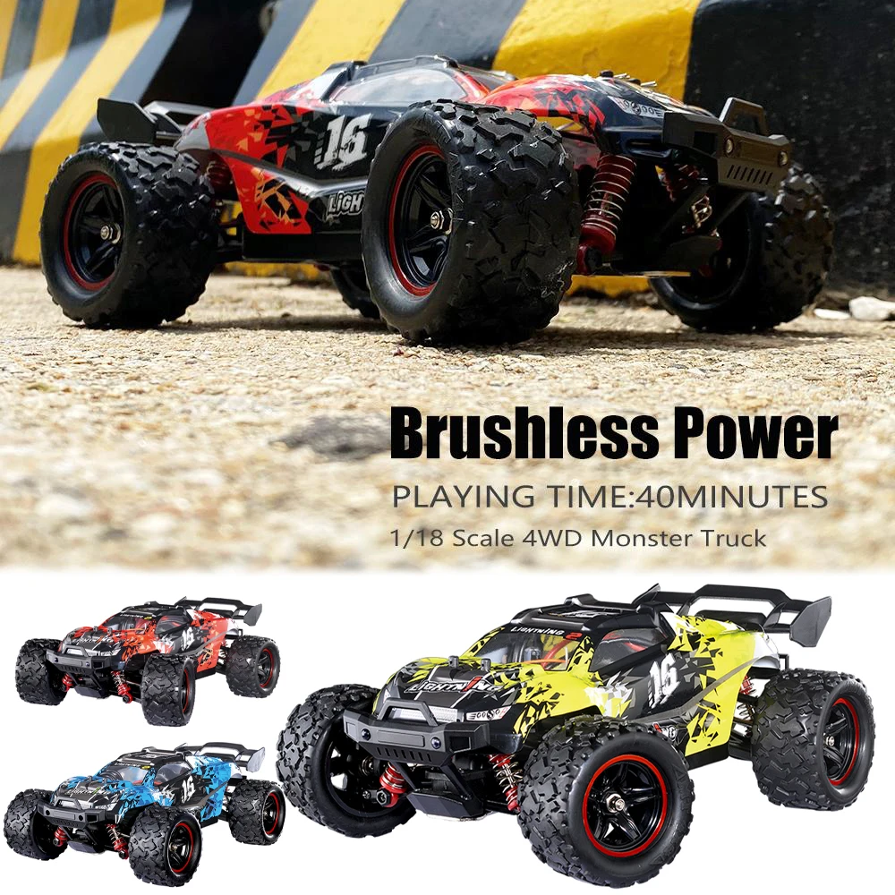 

HS RC Car 18421 18422 18423 1/18 2.4G Brushless High Speed RC Car Off Road Vehicle Models Full Proportional RC Toys Gift For Kid