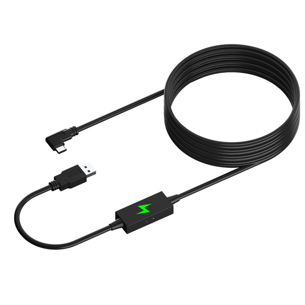 

5Gbps Transfer Cable VR Headset USB To Type-C VR Link Charging Cable High Speed Link Cable for Meta Quest 2/1 Pro/PICO Neo 3 4