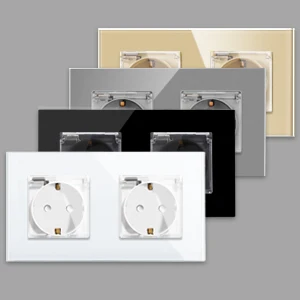 Водонепроницаемая розетка Bingoelec с крышкой 16 А 110-250 В