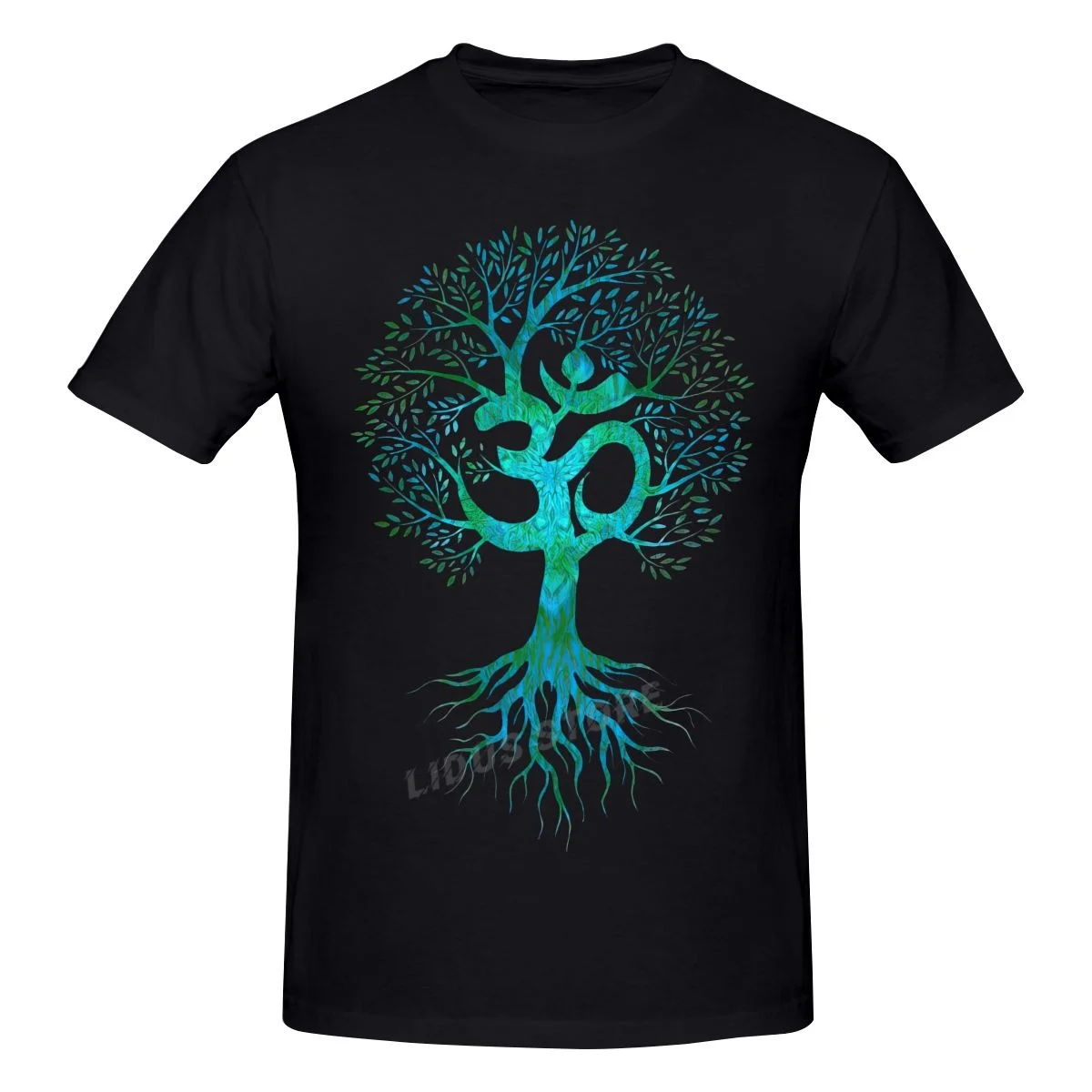 

2022 Fashion Leisure Om Tree Of Life Slim Fit T-shirt Harajuku Streetwear 100% Cotton Graphics Tshirt Brands Tee Tops