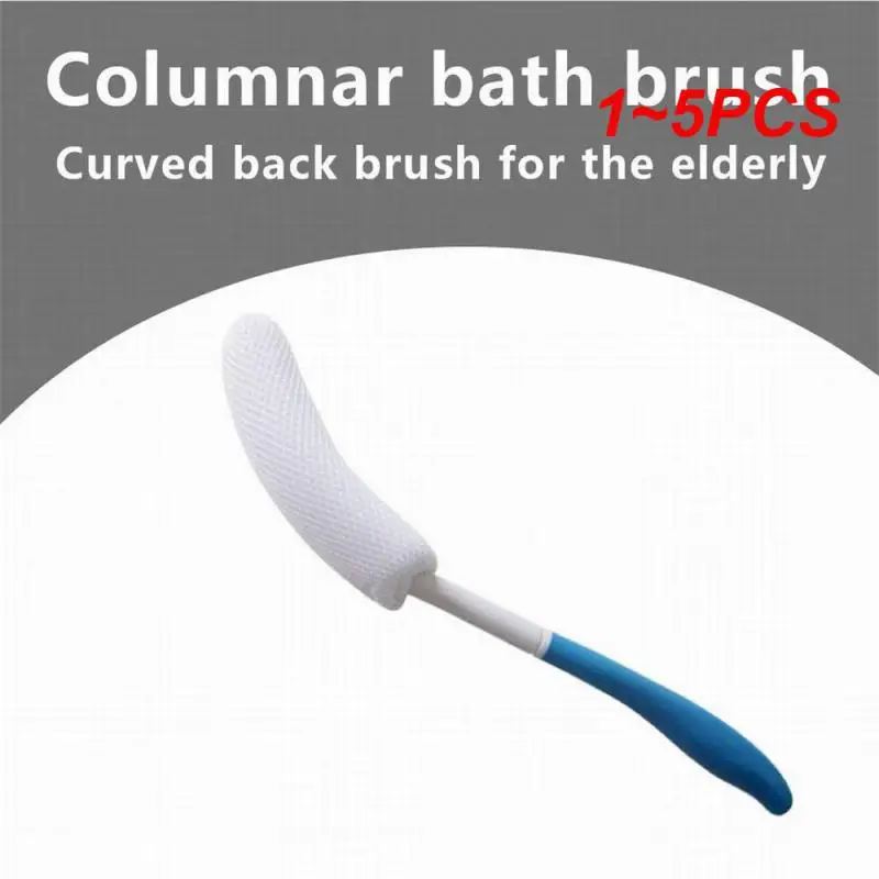 

1~5PCS Back Shower Brush Easy-To-Reach Body Brush with Non-Slip Handle Long Curved Shower Brush Suitable for Elderly Shower