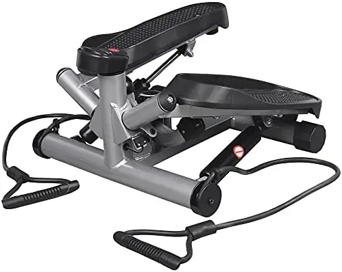 

Portable Twist Stair Stepper Adjustable Resistance, Twisting Step Fitness Machine with Bands and LCD Monitor Grip strength Weigh