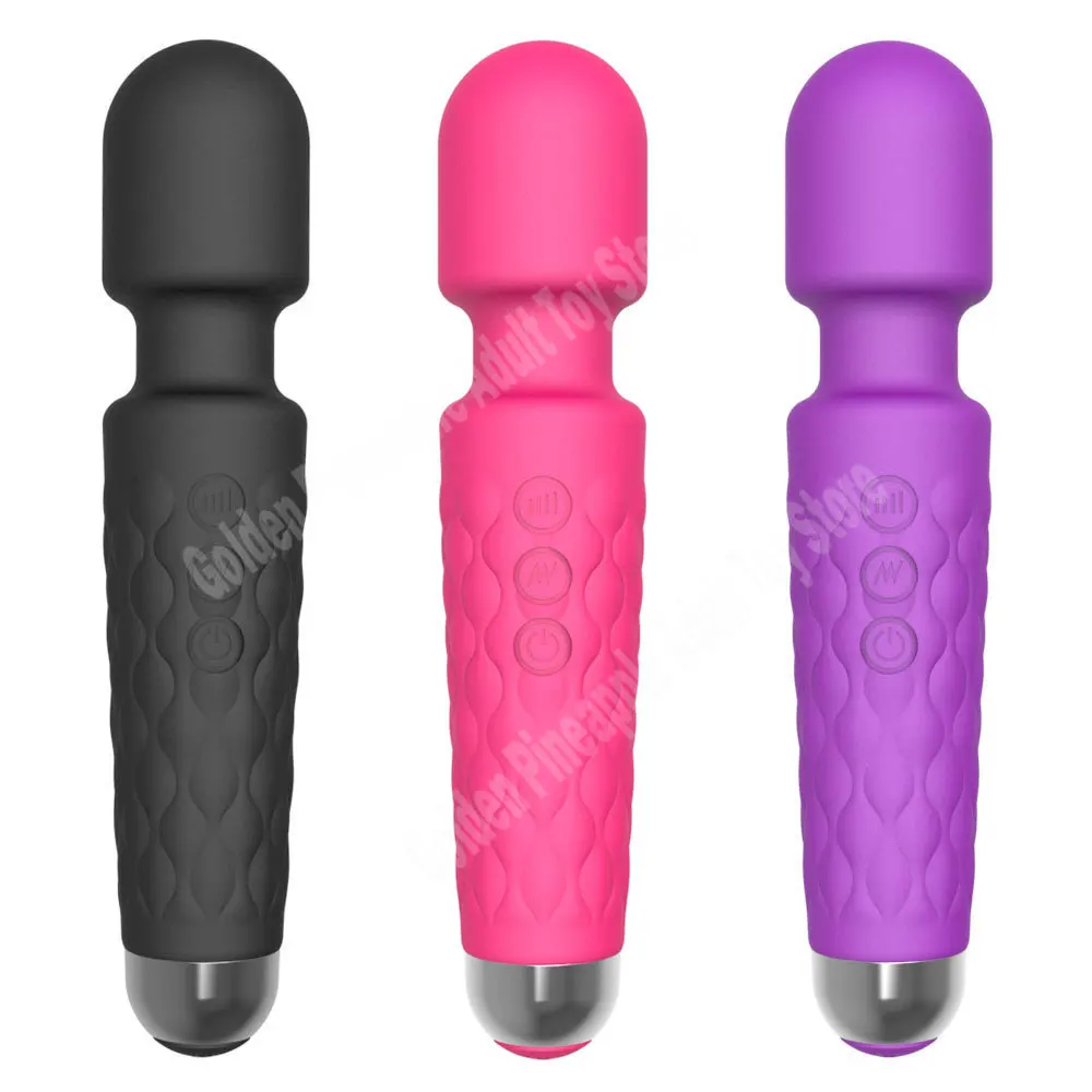 

USB Charge Big AV Stick Vibrators Clit Clitoris Stimulator Huge Magic Wand G Spot Massager Sex Toys for Women Masturbator