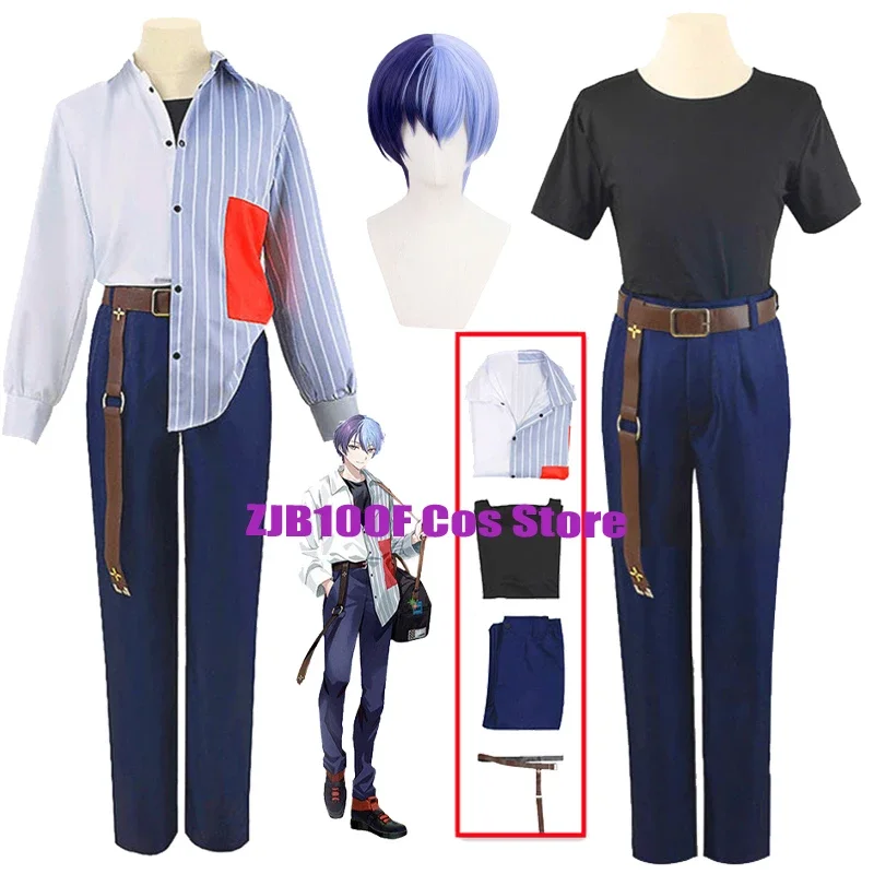 Aoyagi Toya Косплей Анин проект секай красочный сценический костюм косплей Униформа