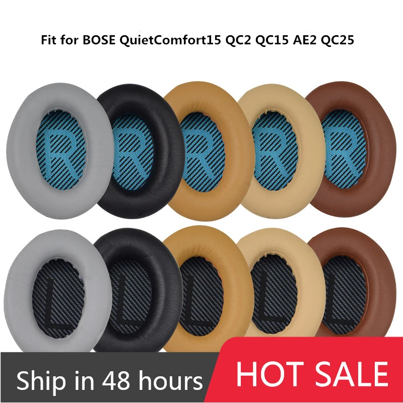 

Replacement Earpads Cushion For Bose QuietComfort2 QC2 QC15 QC25 QC35 AE2 AE2i AE2w SoundTrue SoundLink Headphones High Protein