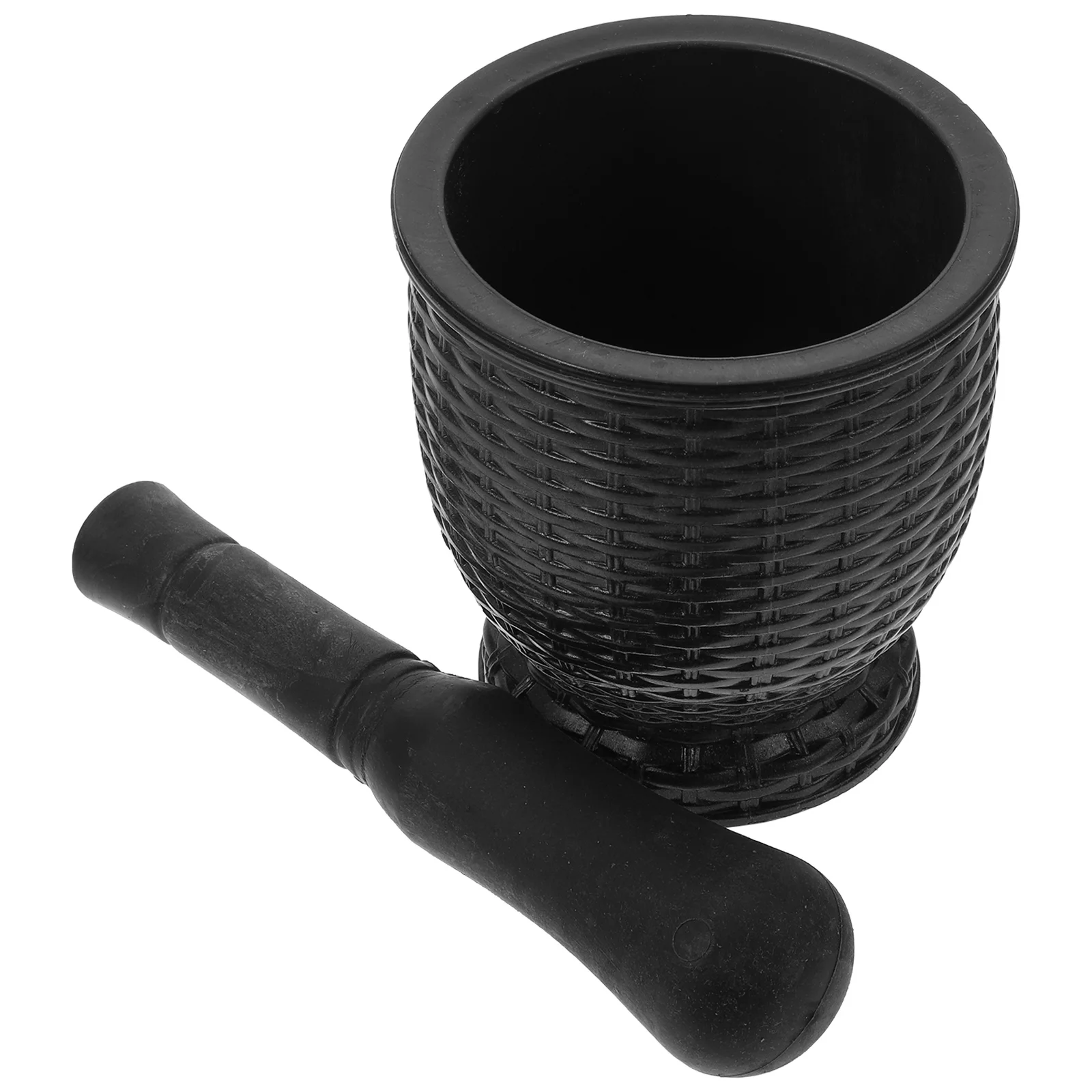 

1 Set Household Garlic Rammer Grinder With Mortar for Kitchen Use