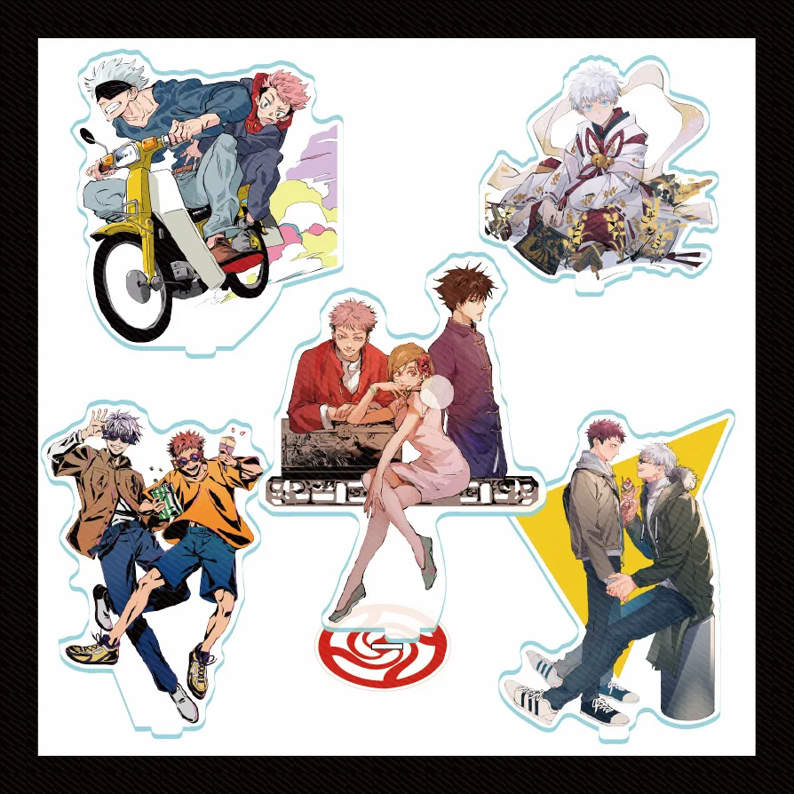 

15CM Anime Jujutsu Kaisen Figures Gojo Satoru Fushiguro Megumi Acrylic Model Itadori Yuji Character Standing Sign Prop Fans Gift